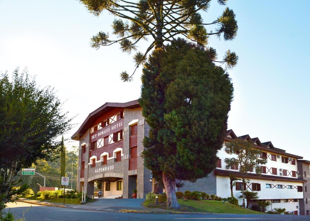 Sky Borges Hotel Alpenhaus - Gramado Exterior foto